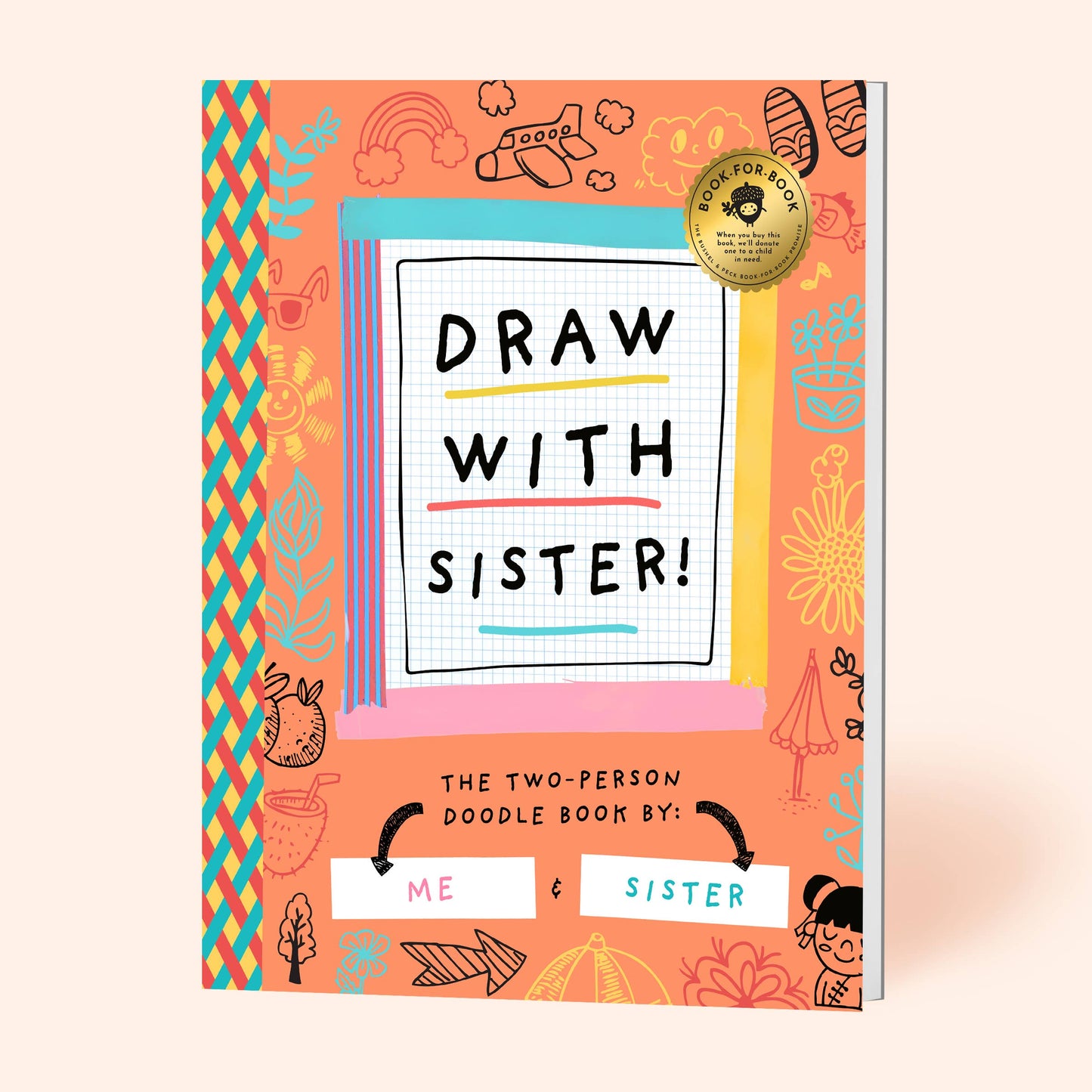 Draw With Sister! (Kids Doodle Coloring Book)