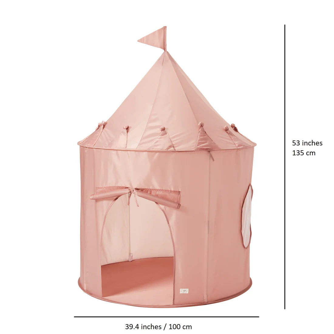 Pink Recycled Fabric Play Tent