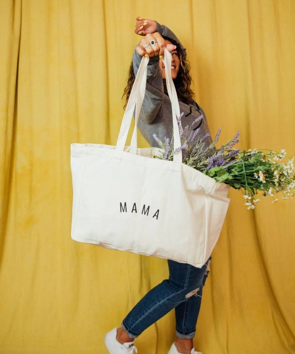 MAMA CANVAS TOTE BAG