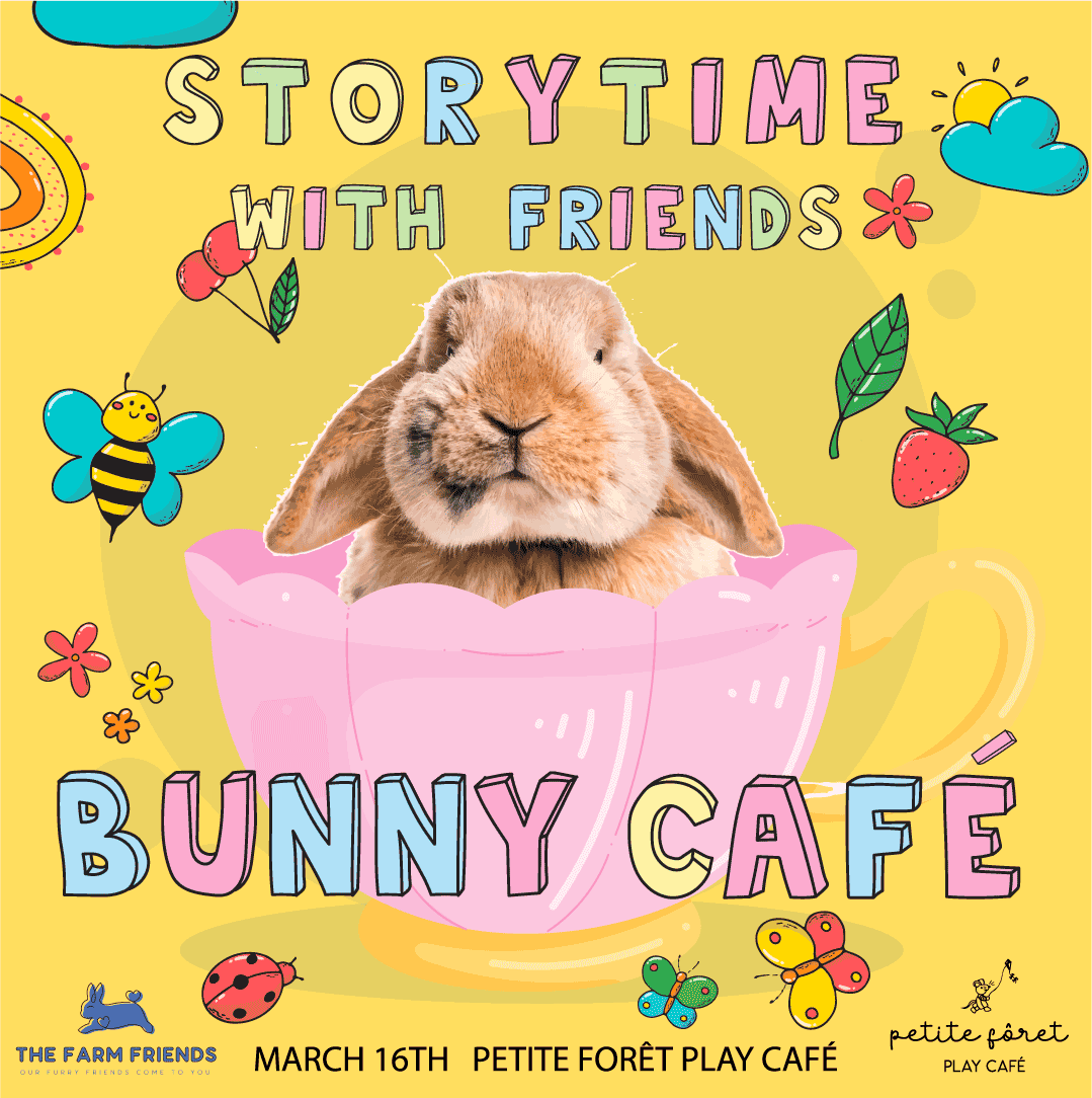 Bunny Café HOP INTO SPRING Ages 2-3