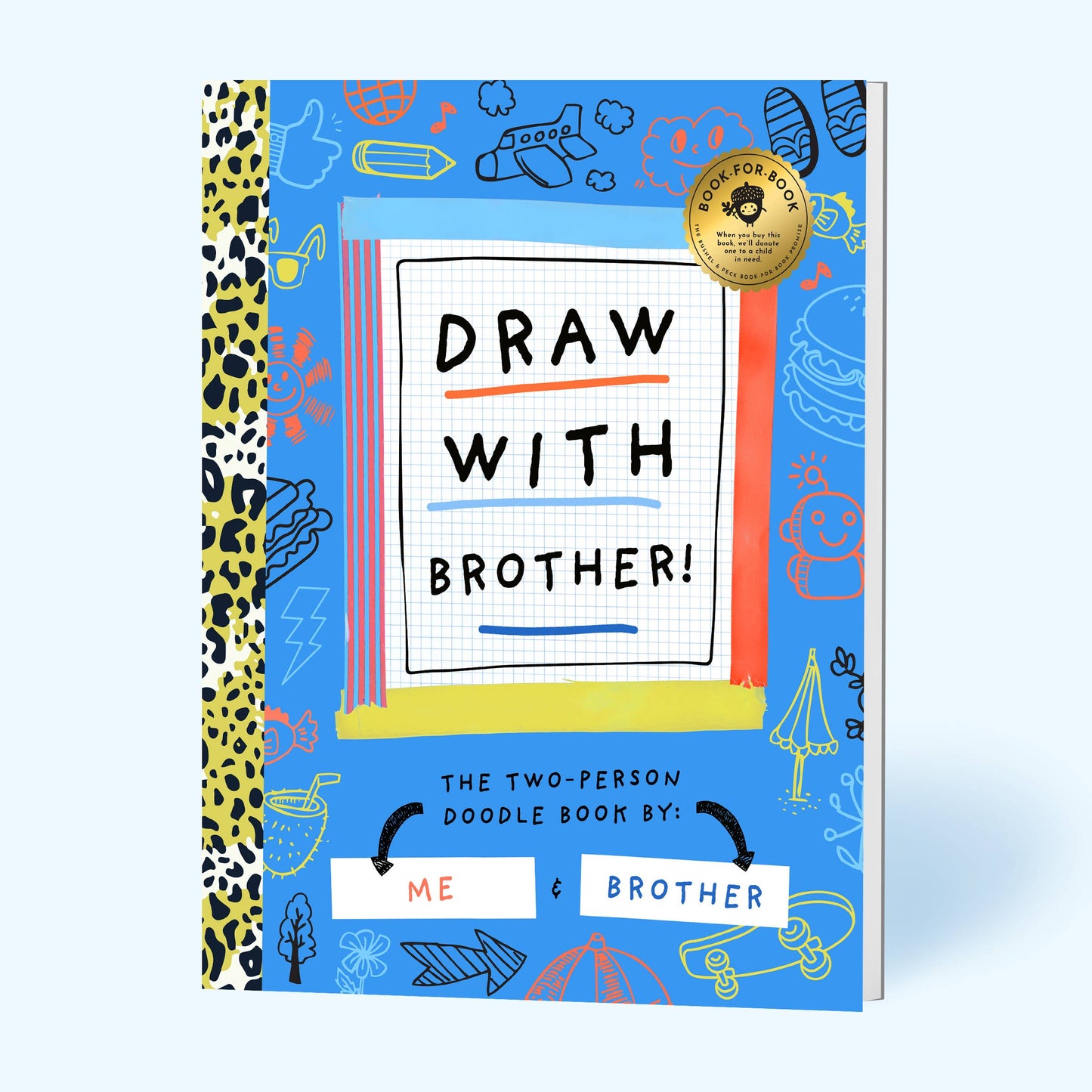 Draw With Brother! (Kids Doodle Coloring Book)