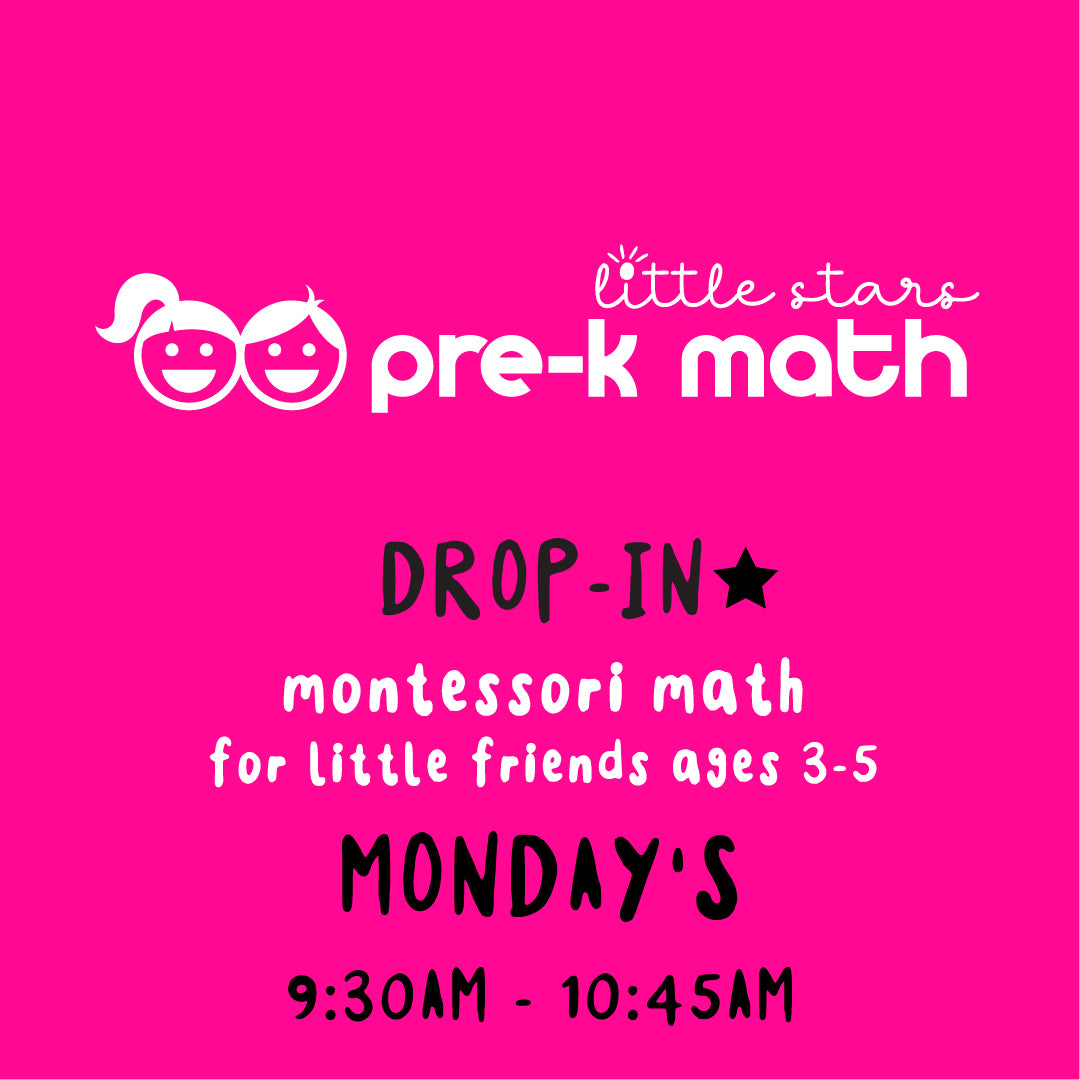 Little Stars Pre-K Math DROP-IN MONDAYS