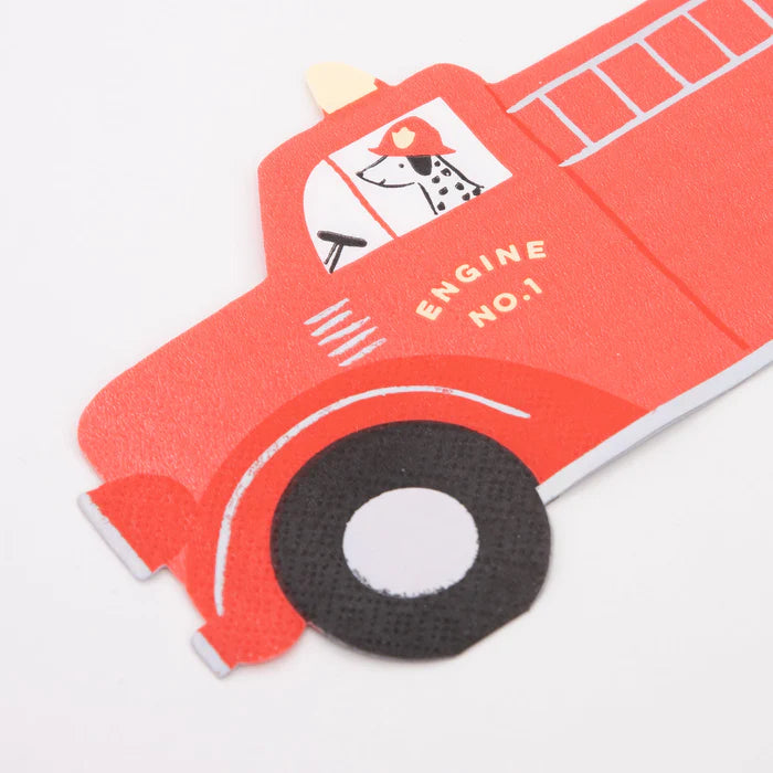 Meri Meri Fire Truck Napkins