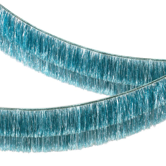 Meri Meri Blue Tinsel Fringe Garland