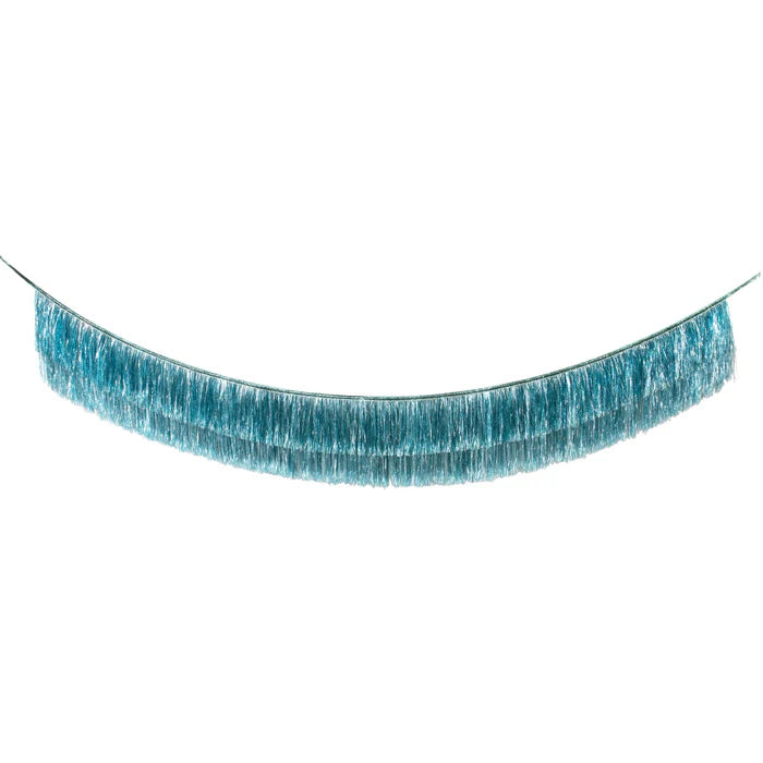 Meri Meri Blue Tinsel Fringe Garland