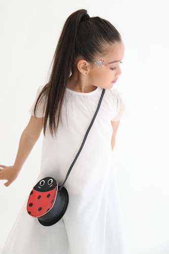 Sac bandoulière enfant - Ladybug la Coccinelle Néon