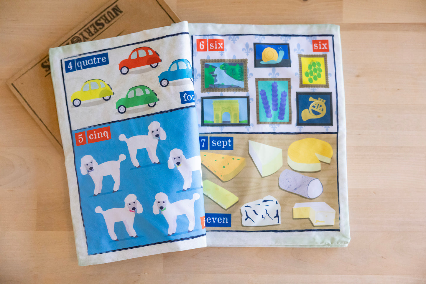 FRENCH How to Count to 10 Crinkly Newspaper