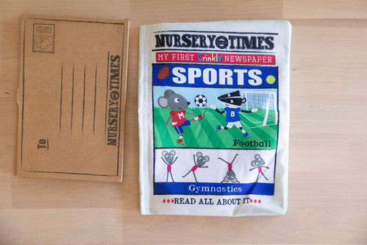 Sports Rhymes Crinkly Newspaper