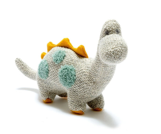 Knitted Organic Cotton Diplodocus Dinosaur