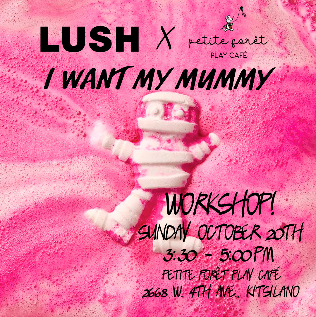 I WANT MY MUMMY: Bath Bomb Pressing with LUSH