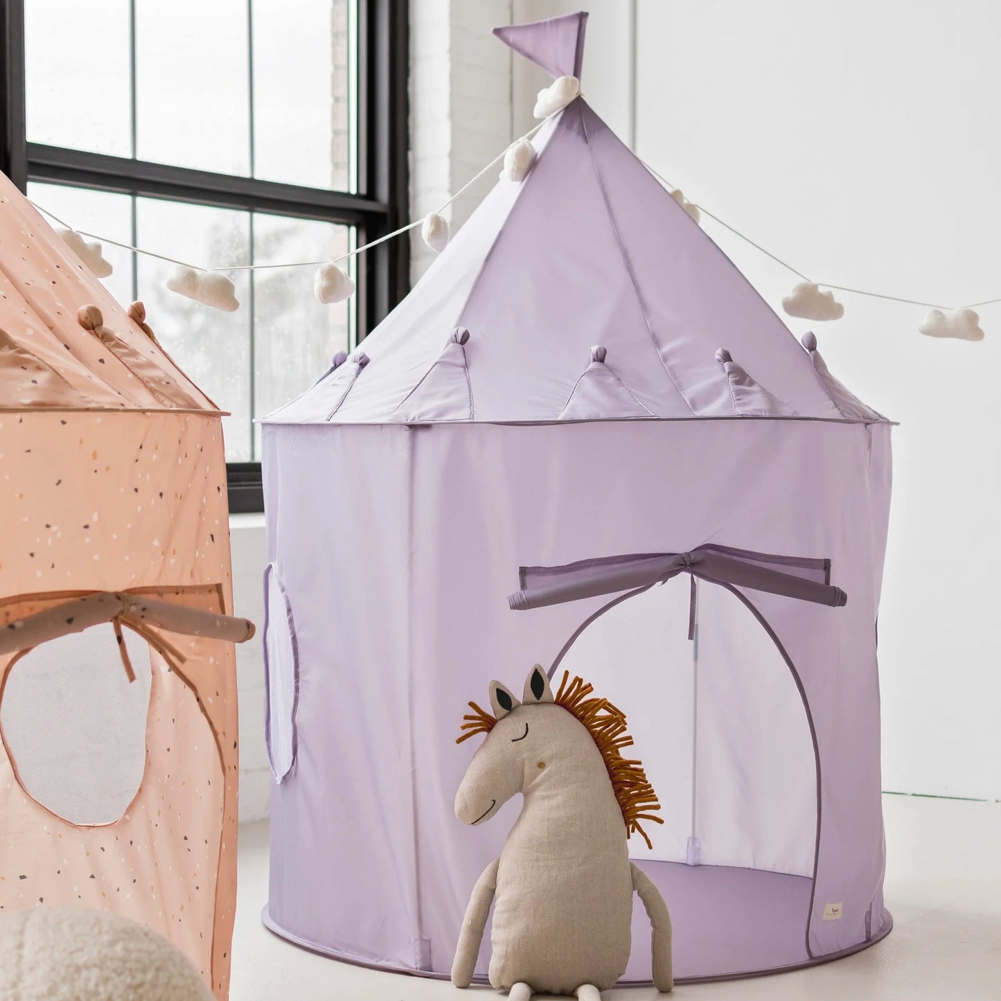 Recycled Fabric Play Tent Castle Iris