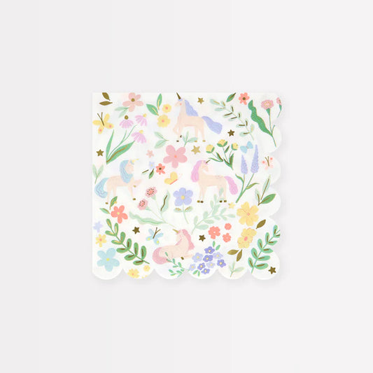 Meri Meri Meadow Unicorns Napkins