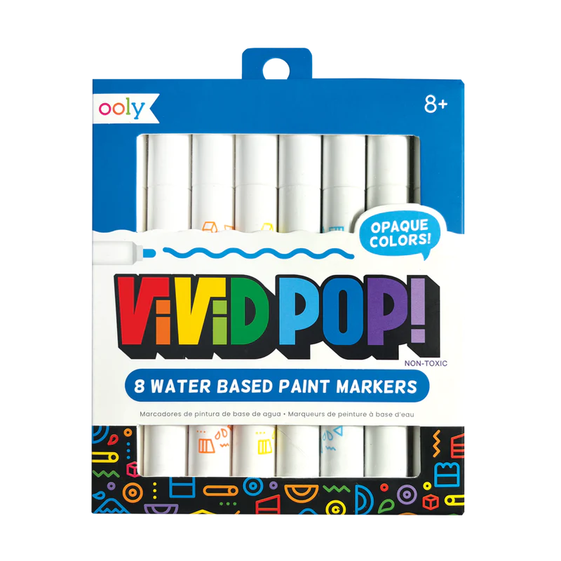 Ooly Vivid Pop! Water-Based Paint Markers