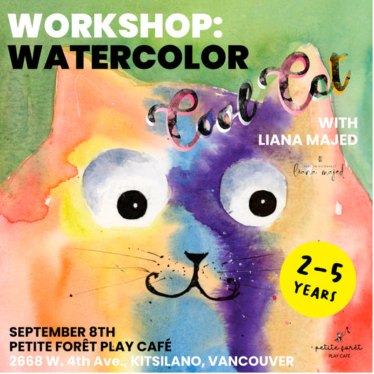 Watercolour Workshop: COOL CAT  2-5 Years